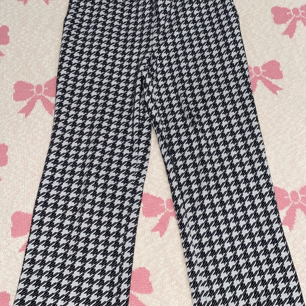 Black and white pants